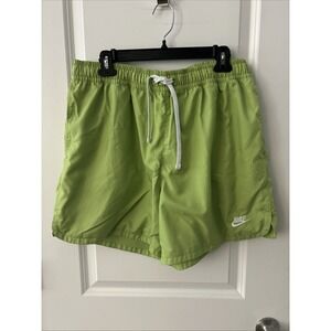 Men's Nike Sportswear SPE Woven Lined Flow Shorts Vivid Green DM6829-332 Size XL